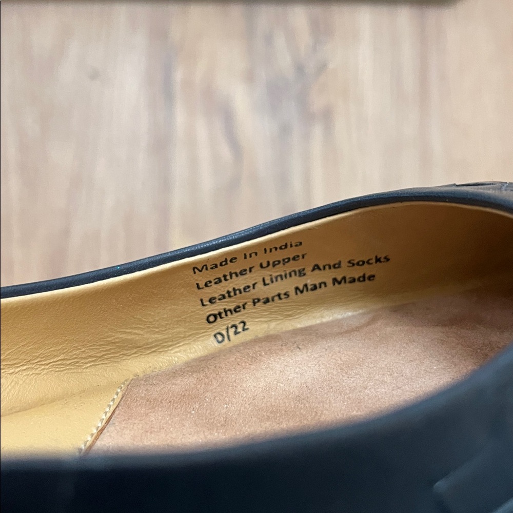 Trotter’s Estee navy leather handwoven flats, size 8.5 - Picture 6 of 7